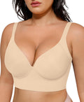 Back Smoothing Women's Push Up Underwire Bra - Side Support Fit