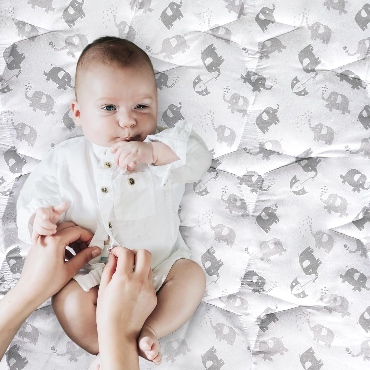 Baby Play Mat Extra Thick Non Slip Cushioned Crawling Mat 79x55