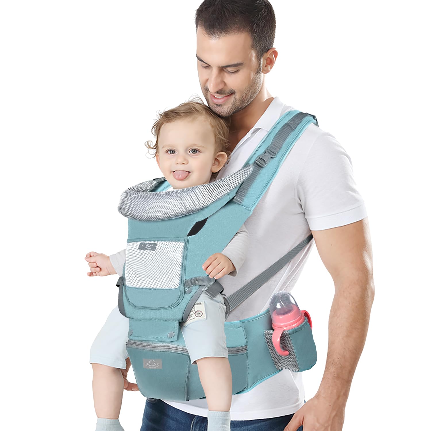 Ergonomic Baby Carrier | 7-45lbs | Front & Back | For Moms & Dads