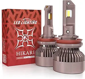 HIKARI 2023 Future 30000LM H11/H8/H9 LED Bulbs for Safety