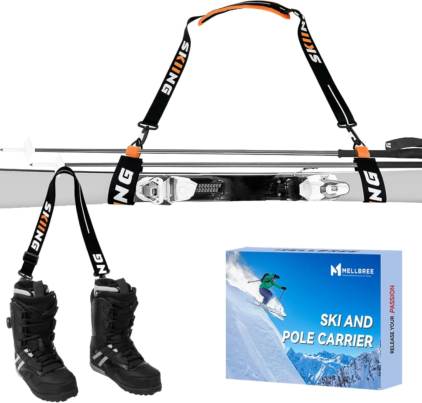 Ultimate Ski Gear Transport Solution by Mellbree