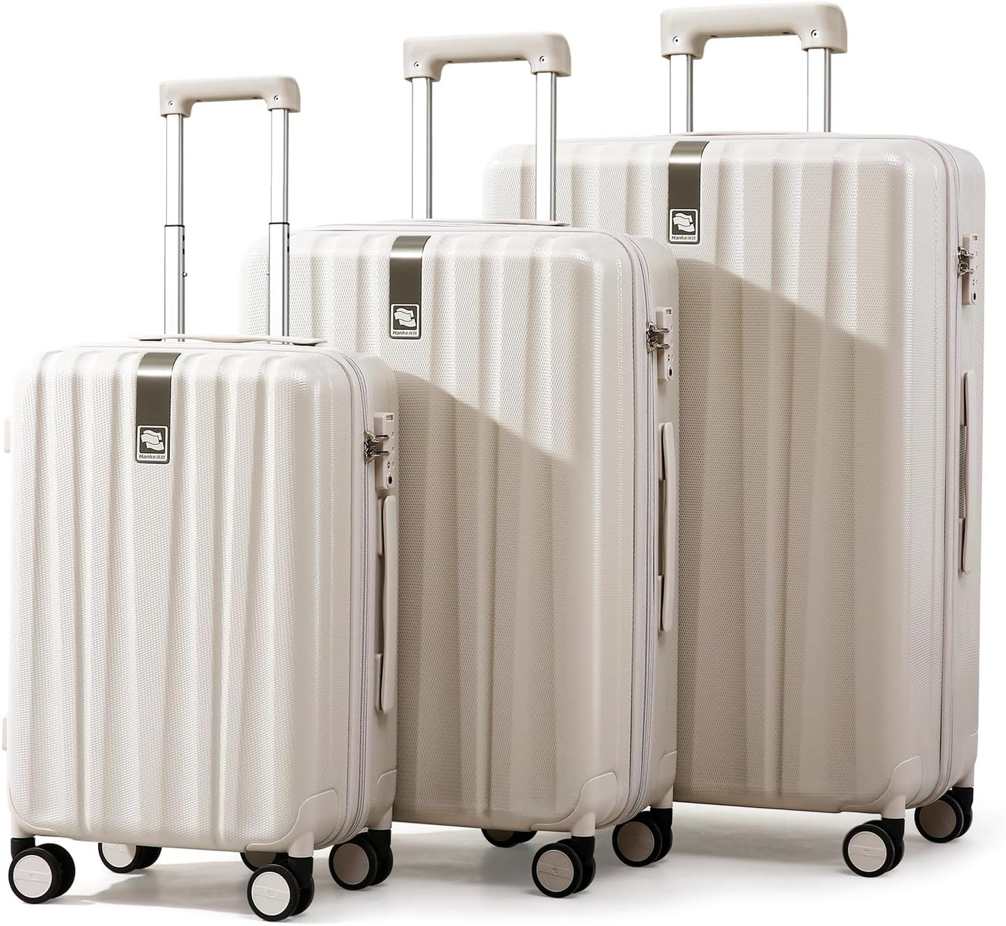 Hanke Luggage Sets 3 Piece Carry On Luggage with Wheels