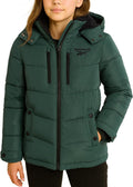 Girls Winter Coat Quilted Puffer Jacket - Heavyweight Zip-Up