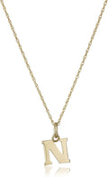 14k Gold-Filled Initial Charm Necklace for Personalized Fashion