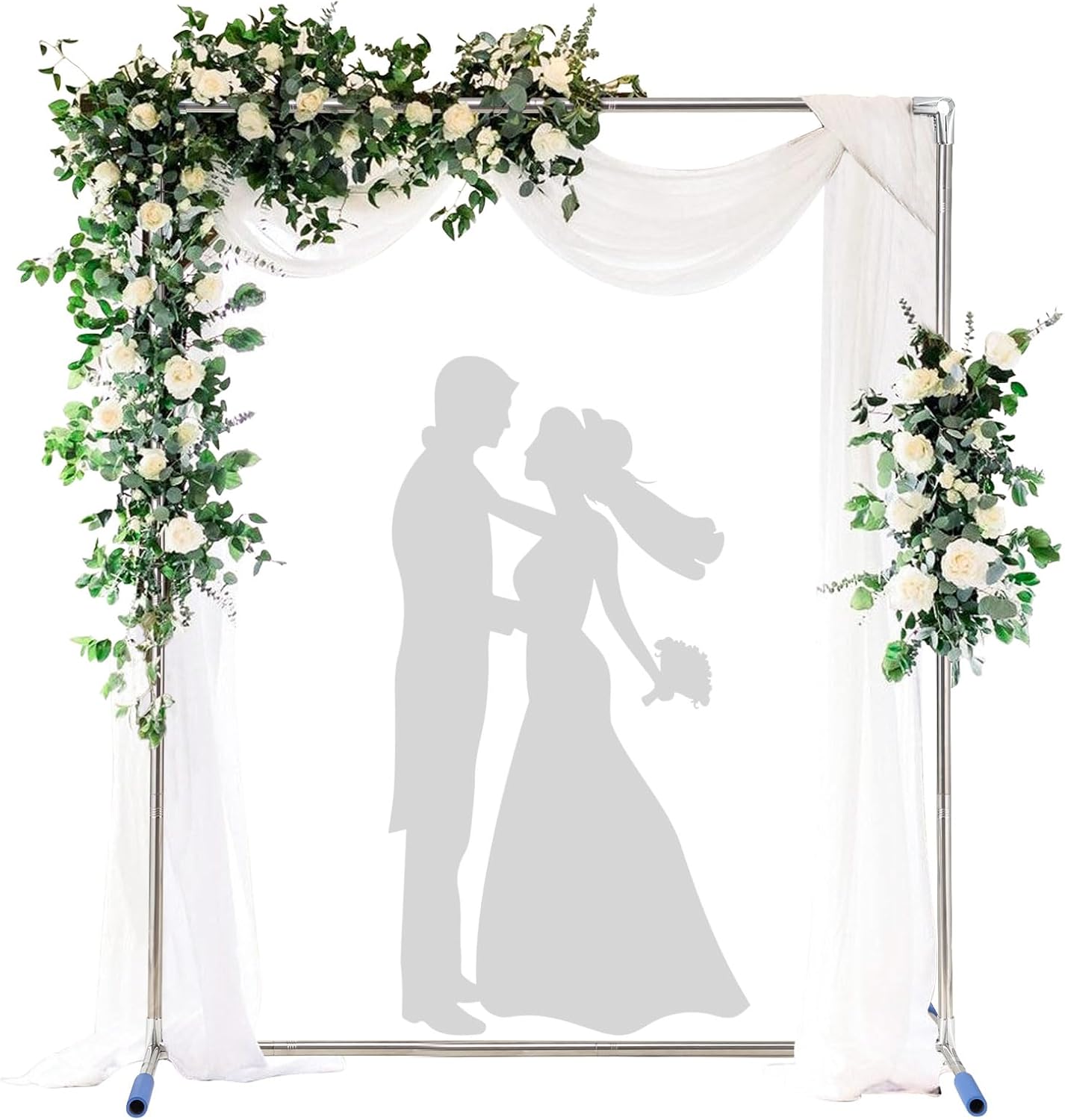 Sturdy 7x6 FT Metal Wedding Arch Backdrop Stand for Events