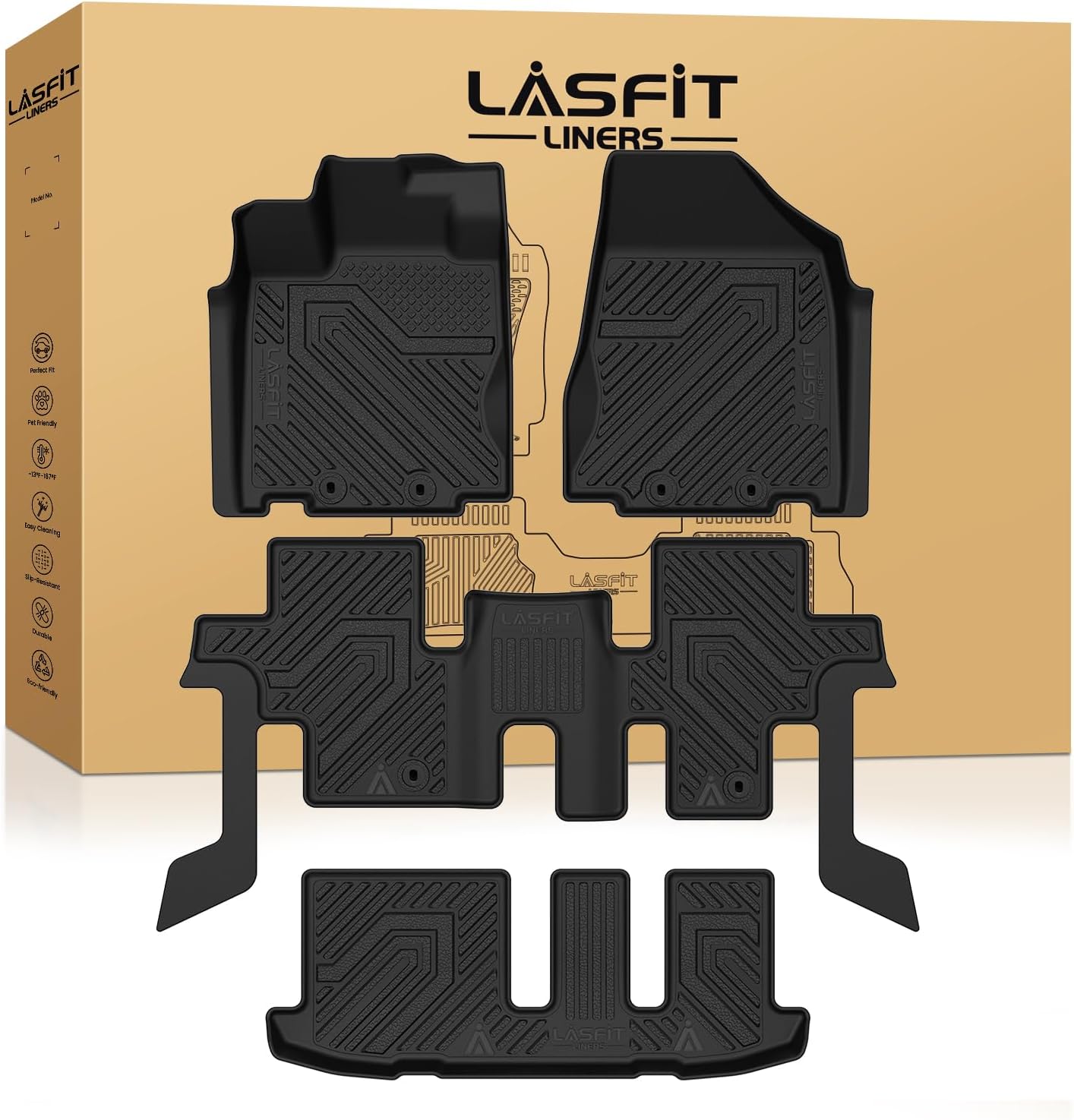 Custom Fit All Weather Floor Mats for Nissan Pathfinder & QX60