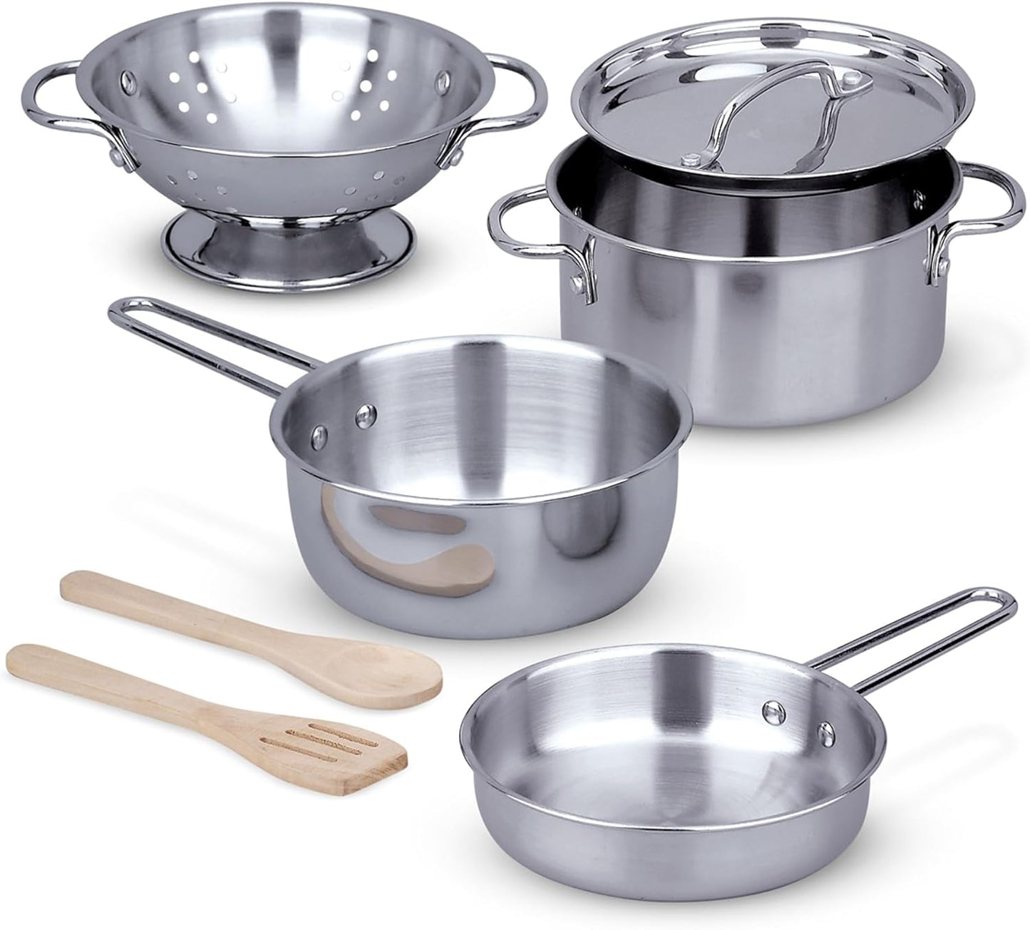 Melissa & Doug Kids Pretend Play Pots and Pans Set