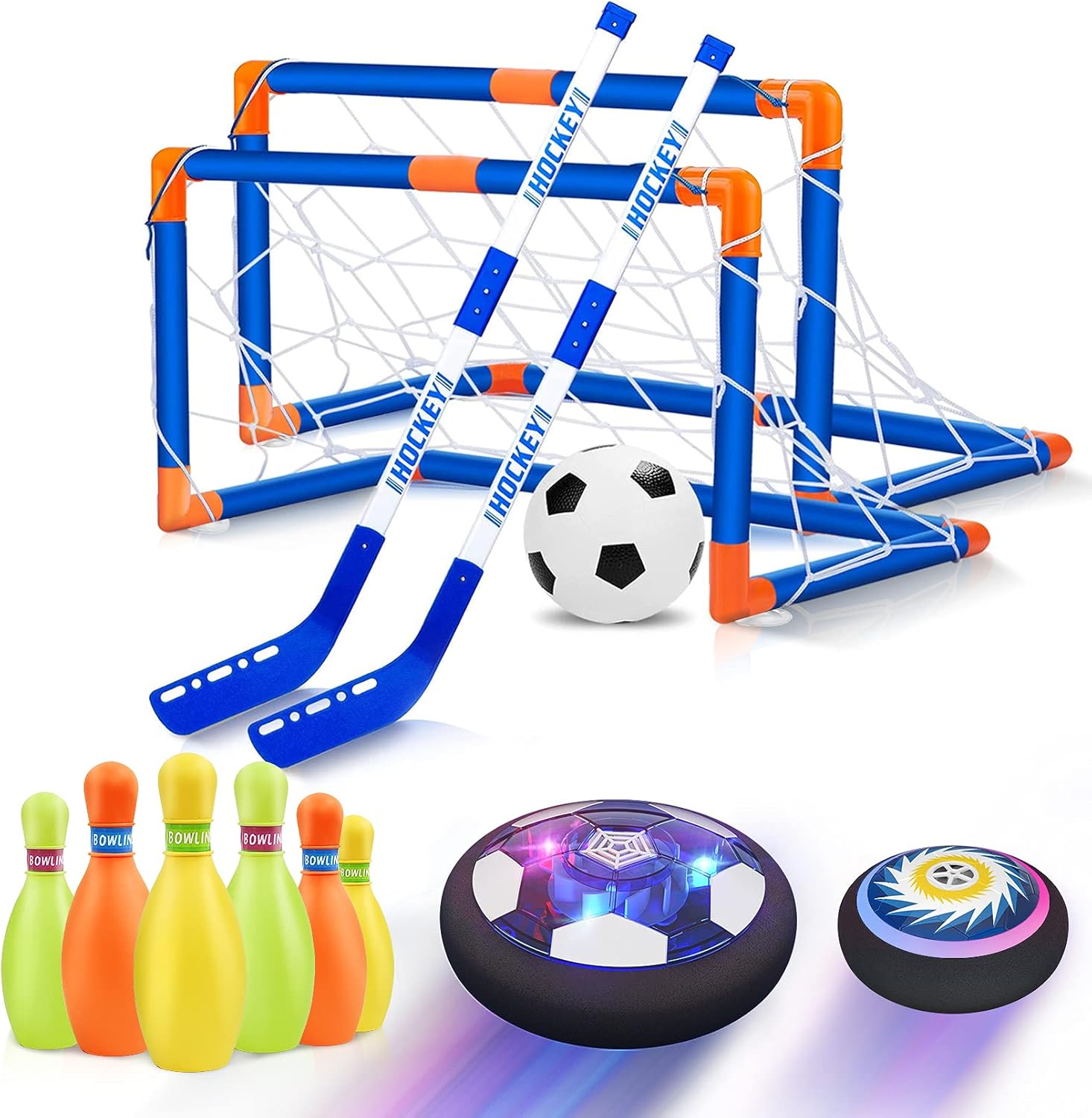 Hover Soccer Ball Set for Kids - 4-in-1 Fun Sports Game