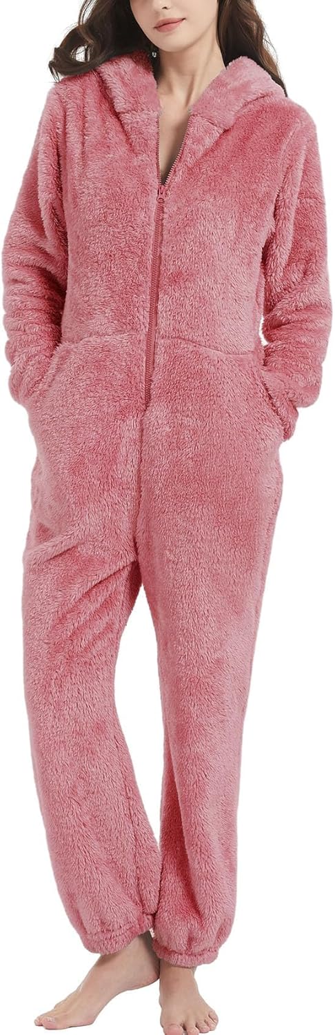 Flygo Womens Onesies Pajamas for Cozy Winter Sleepwear