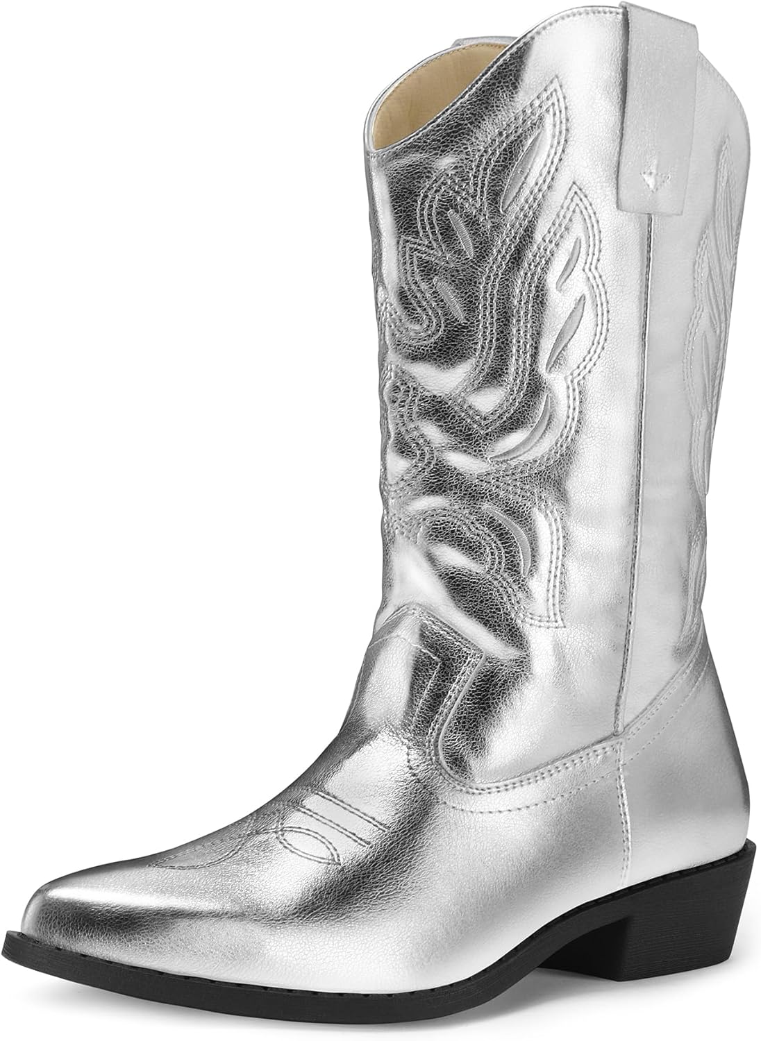 Stylish Women's Western Cowboy Boots with Embroidery Design