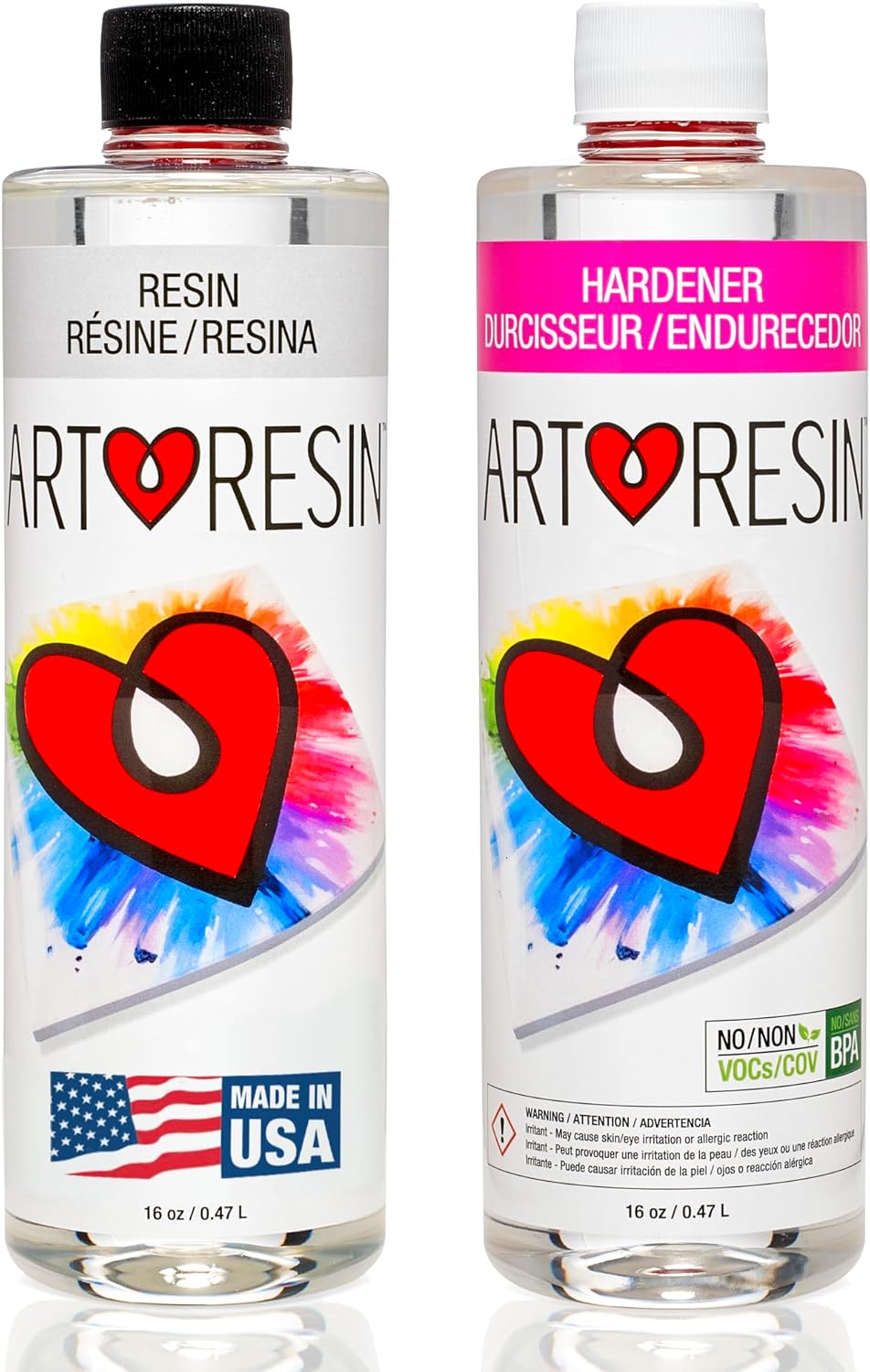 ArtResin Epoxy Resin High-Gloss Clear Coat for Artwork Projects