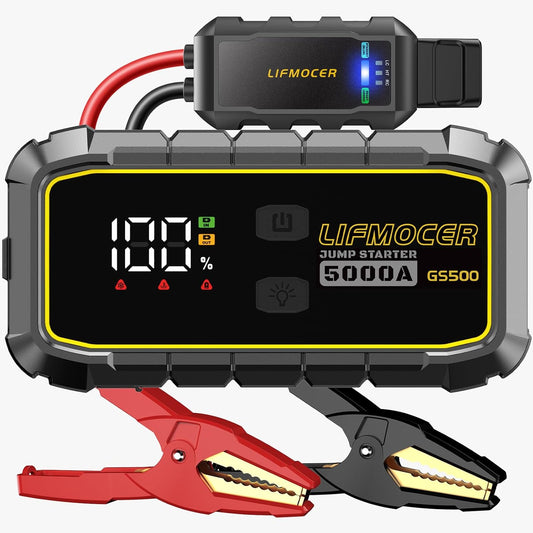 GS500 Car Jump Starter - 5000A for All Gas and Diesel Engines