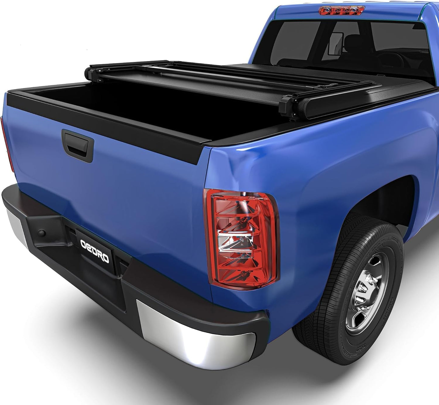 OEDRO Upgraded Soft Tri-fold Truck Bed Cover for Chevy