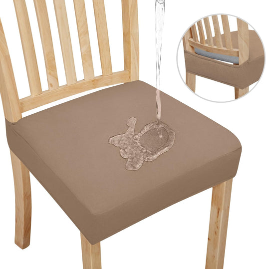 100% Waterproof Dining Room Chair Covers Set of 8 for Protection