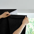 Adhesive Curtain 100% Blackout Curtains W60 L72 - No Drilling