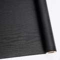 Black Wood Peel and Stick Contact Paper 17.7 in x 1004 in - Large Roll