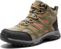 Women's Waterproof Hiking Boots - Genuine Leather Lightweight Comfort