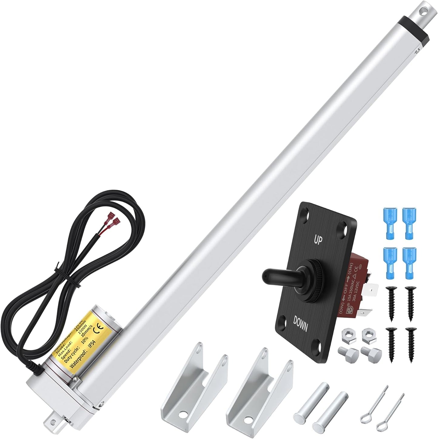 12V Heavy Duty Linear Actuator with Overload Protection & Controller
