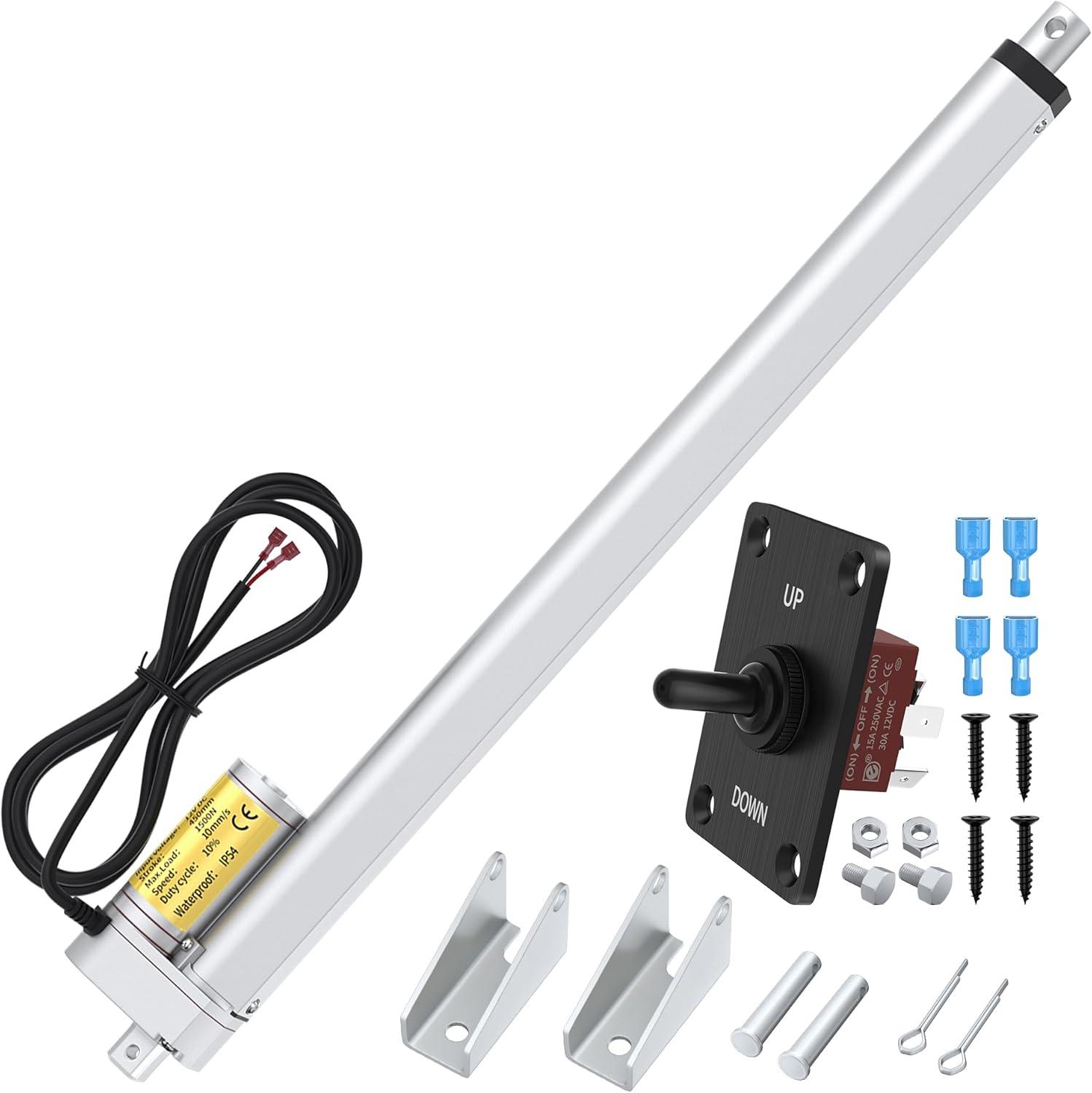 12V Heavy Duty Linear Actuator with Overload Protection & Controller