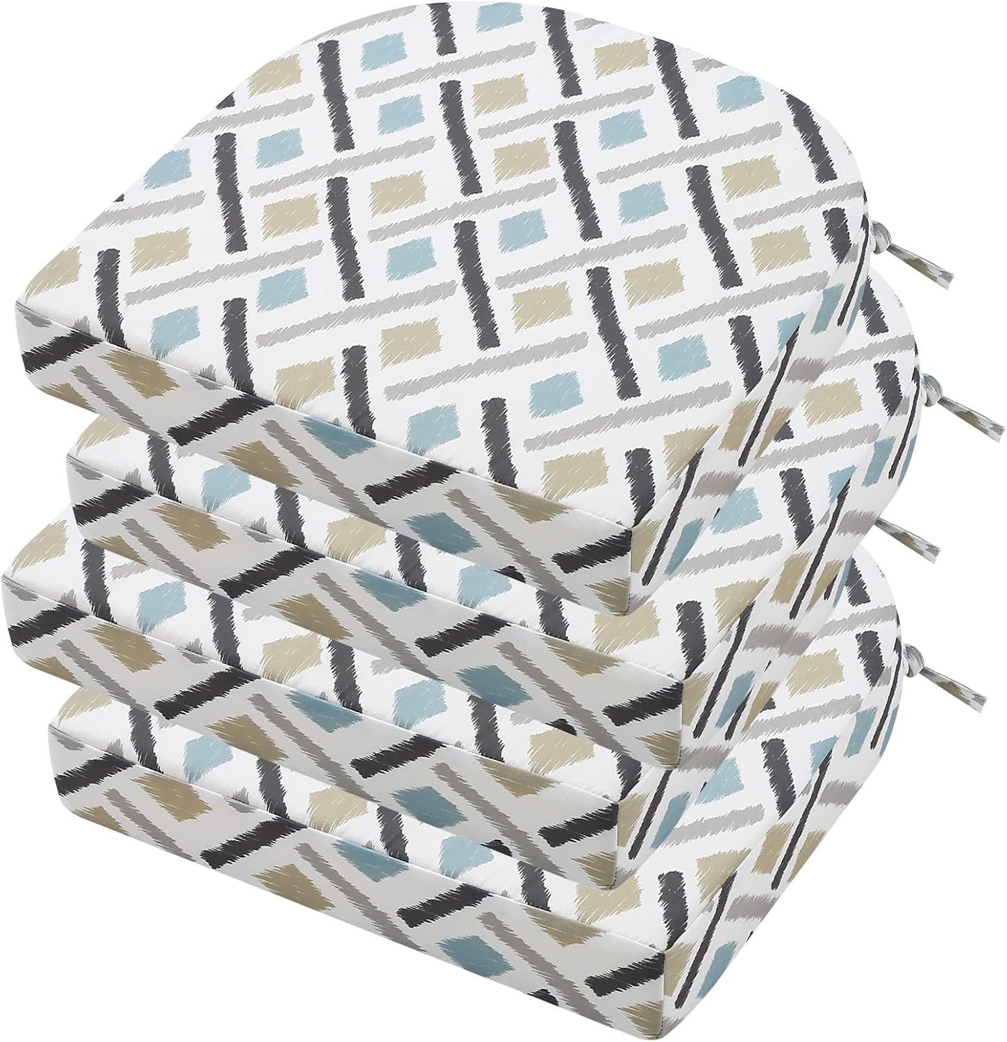 Idee-home Outdoor Chair Cushions Set of 4 for Comfort