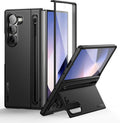 Samsung Galaxy Z Fold 6 Case with Kickstand and S Pen Holder - Durable