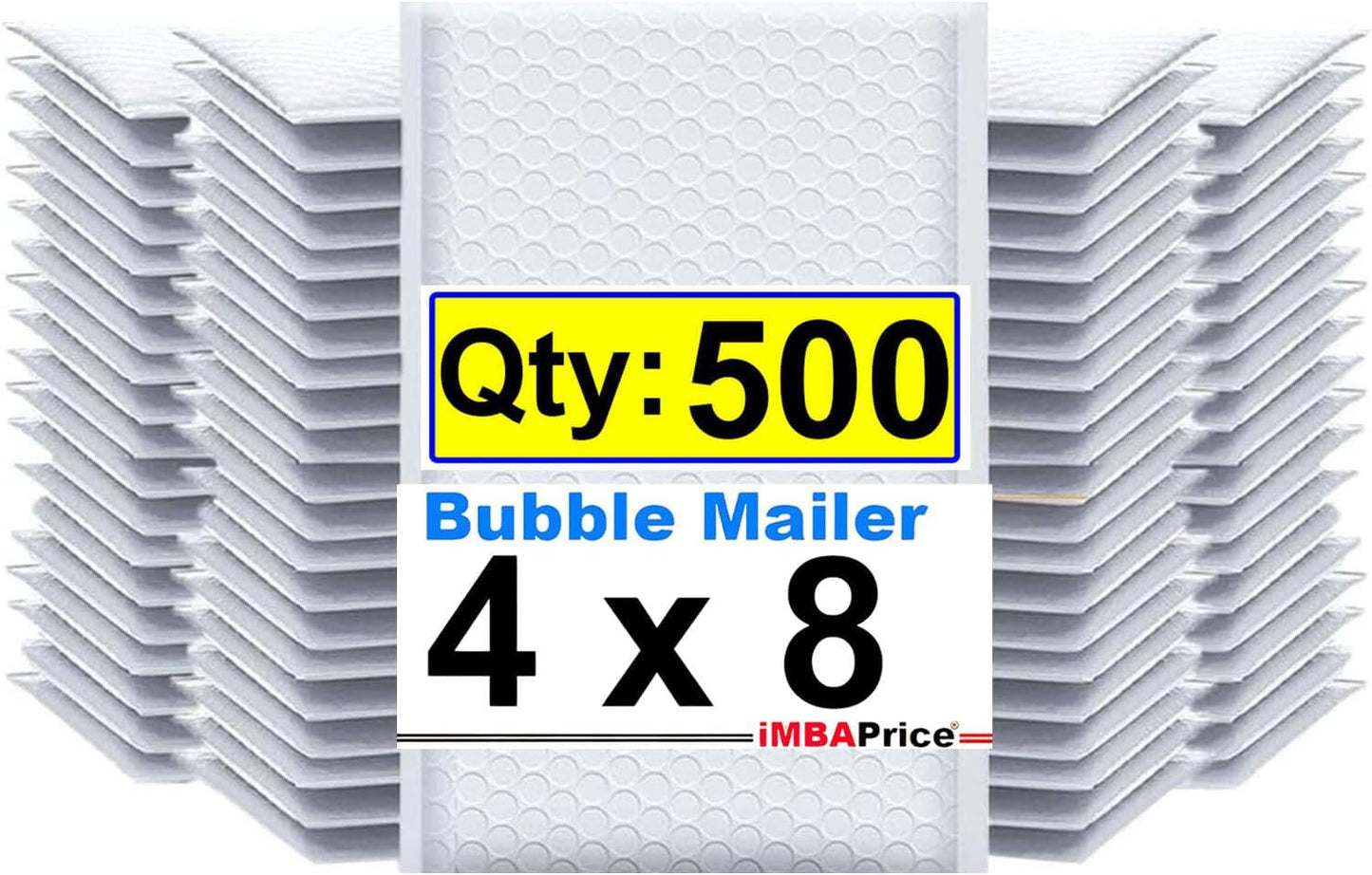 iMBAPrice 4x8 Inches Polybubble Bags for Secure Shipping