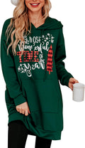 Quenteen Women Hoodies Dress Hooded Sweatshirt Dress - Cozy Casual