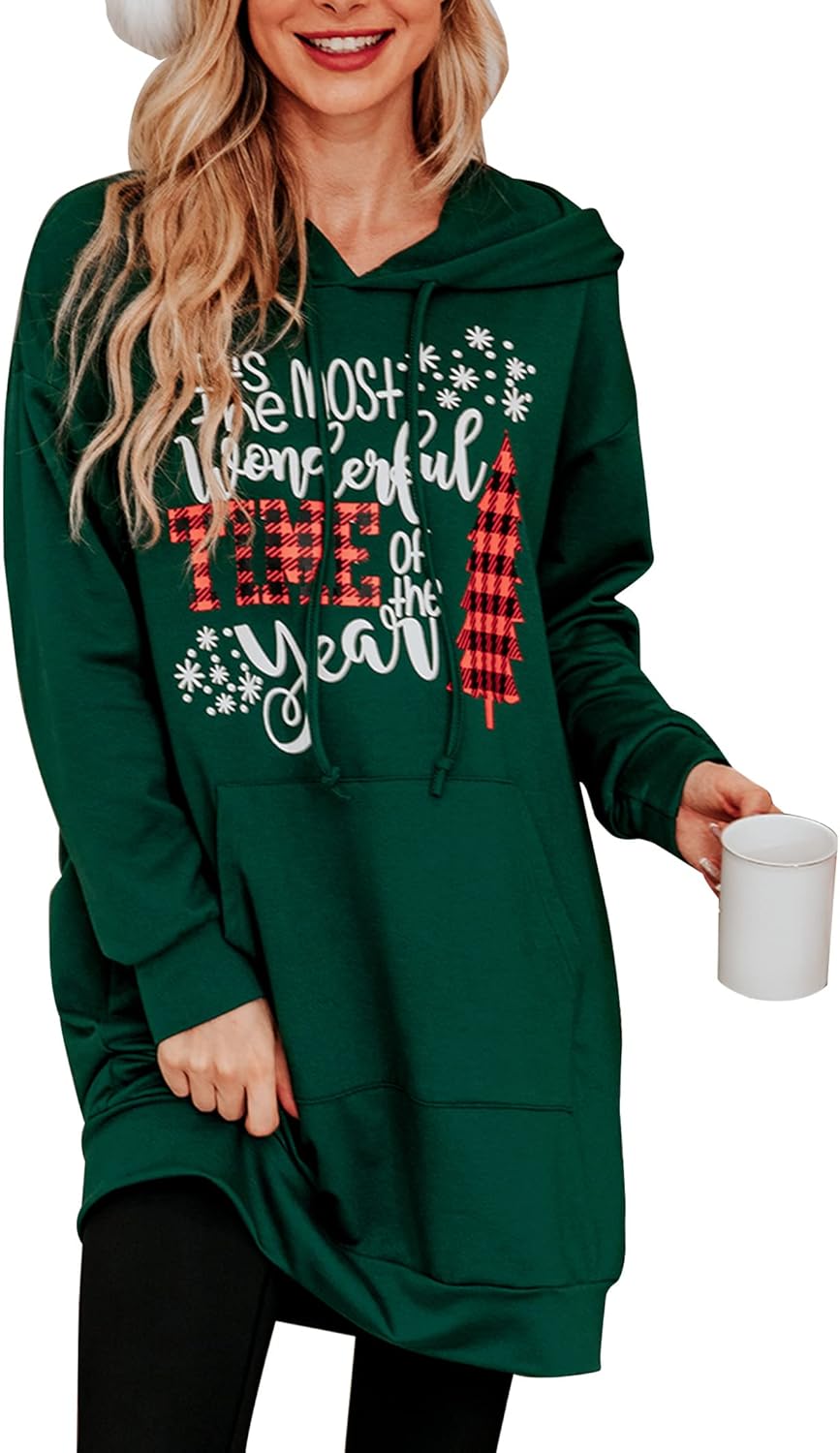 Cozy Oversized Hoodie Dress by Quenteen