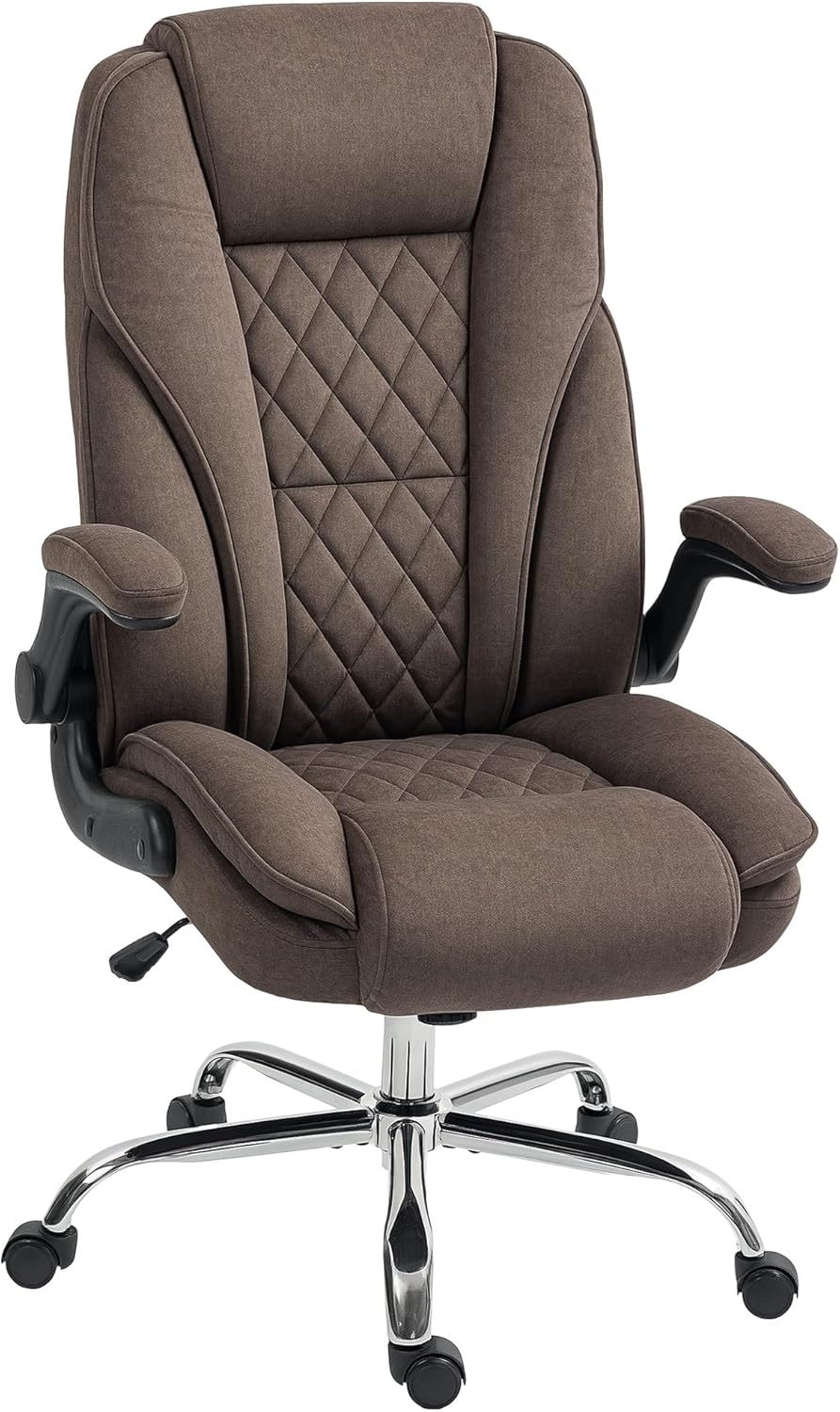HOMCOM High Back Office Chair with Swivel Wheels