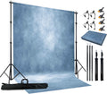 2-in-1 Abstract Photography Backdrop Kit - Portable Dual Rod Stand