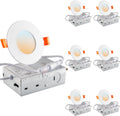DLLT LED Recessed Ceiling Light 6 Pack 3 in - Slim Dimmable 5CCT