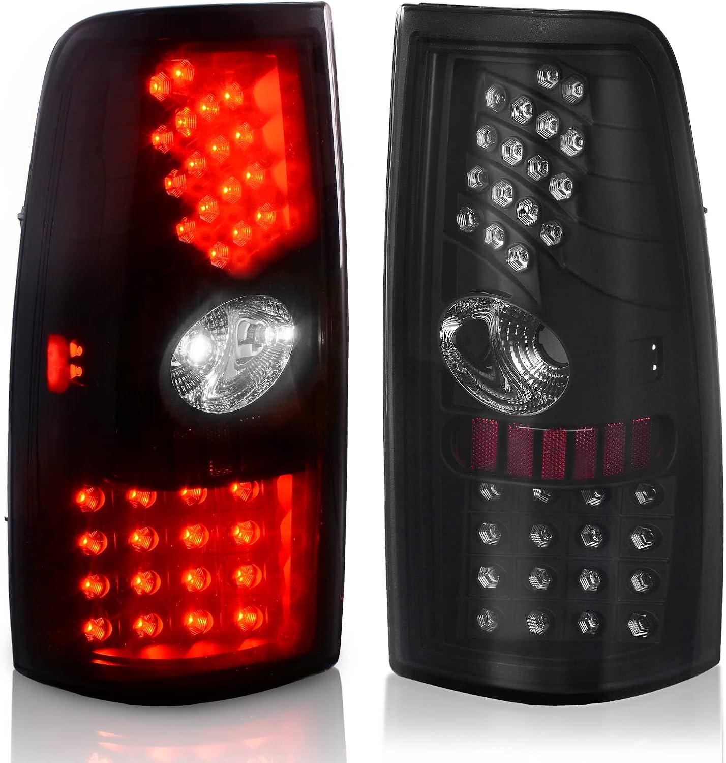 DWVO LED Taillights Assembly for 1999-2006 Chevy Silverado