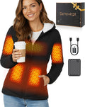 Graphene Women Heated Jacket 12V 18400mAh - Fast Heat and Comfort