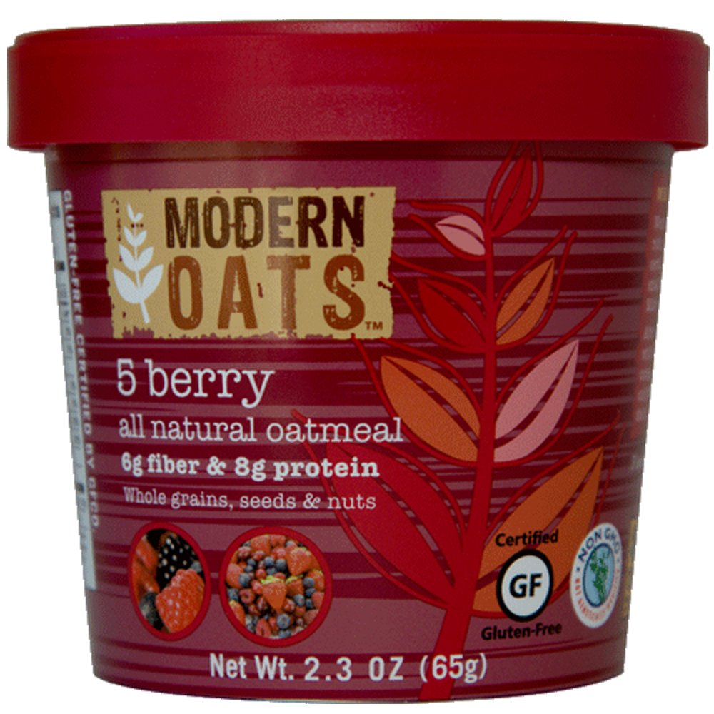 Modern Oats All Natural Oatmeal Cups: 5 Berry Delight