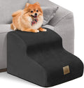Mestuel Dog Stairs for Small Dogs and Cats - 2-Tier Soft Steps