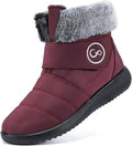 Women Winter Snow Boots Fur Lined Slip On Waterproof Booties - Warm is