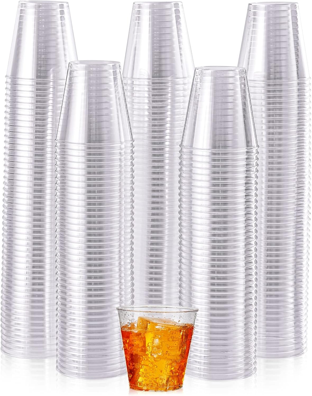 2 oz Plastic Shot Glasses for Parties and Events - 1000 Pack