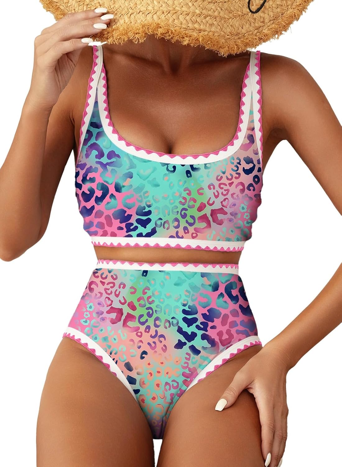 Herseas Women's Floral Print High Waisted Bikini Set Review