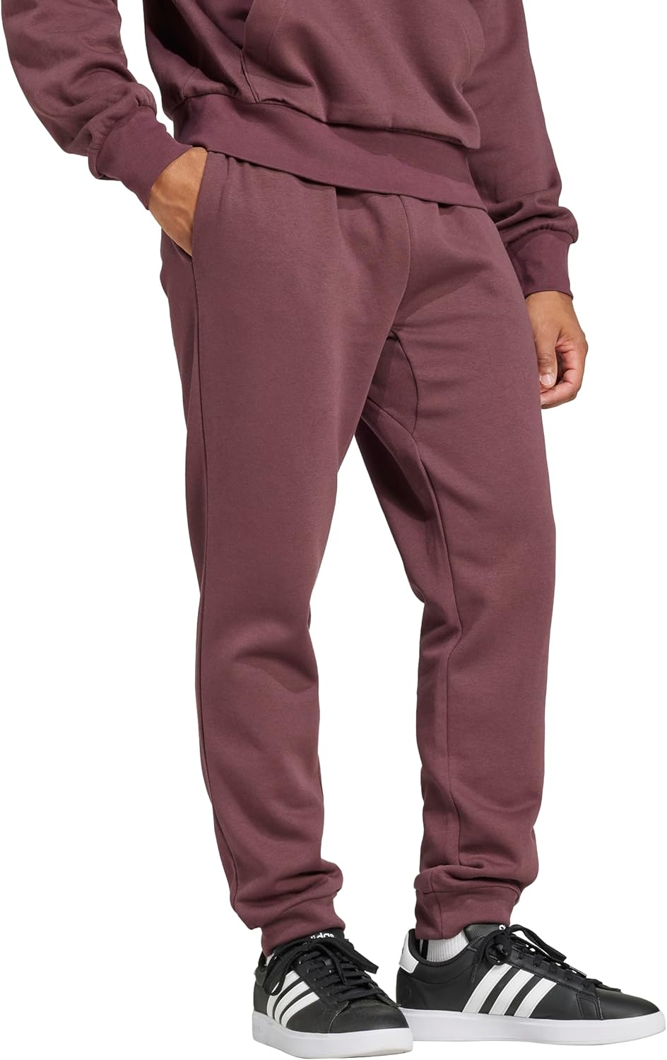adidas Men's Essentials Cozy French Terry Pants for Comfort