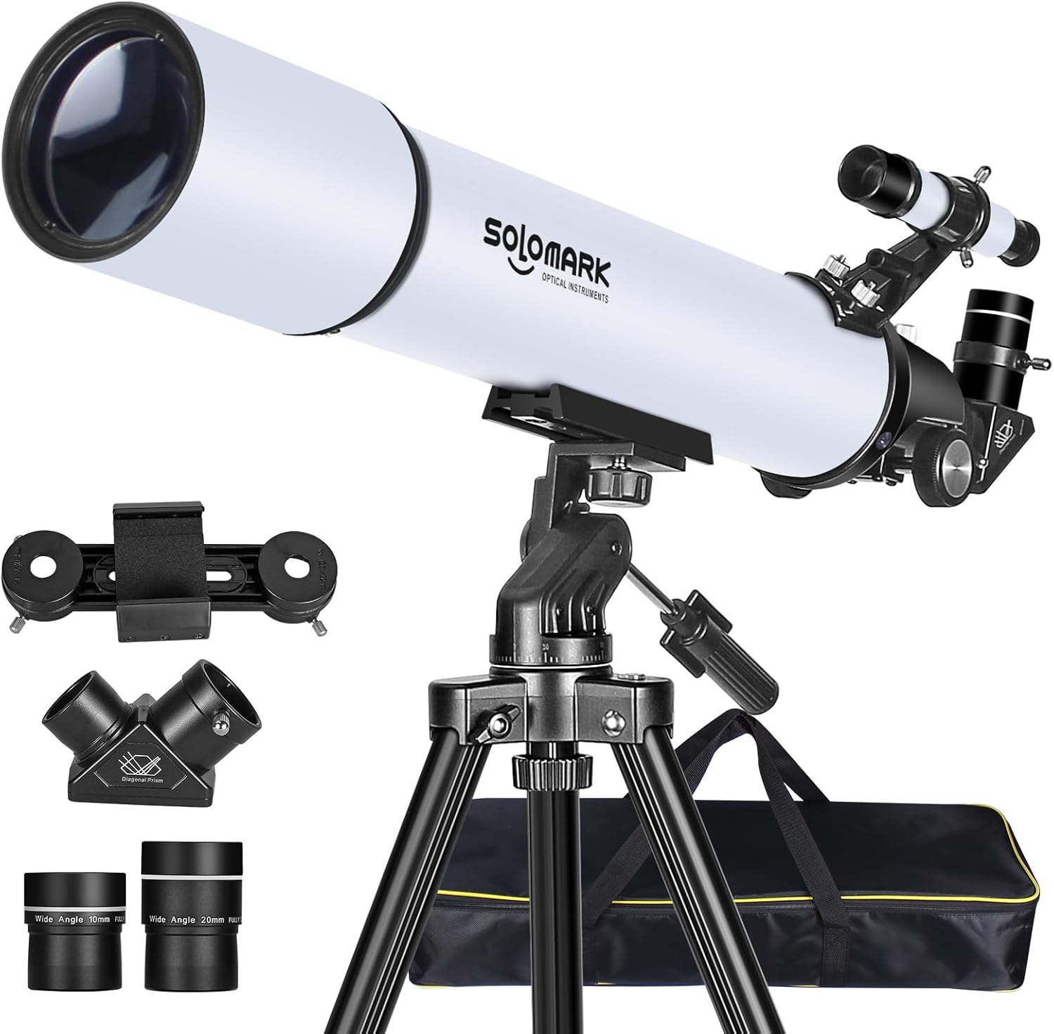 High Powered 80mm Aperture Telescope for Adults & Beginners
