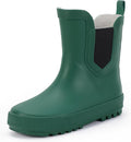Toddler Kids Rain Boots Chelsea Style Waterproof Easy-On Rain Shoes