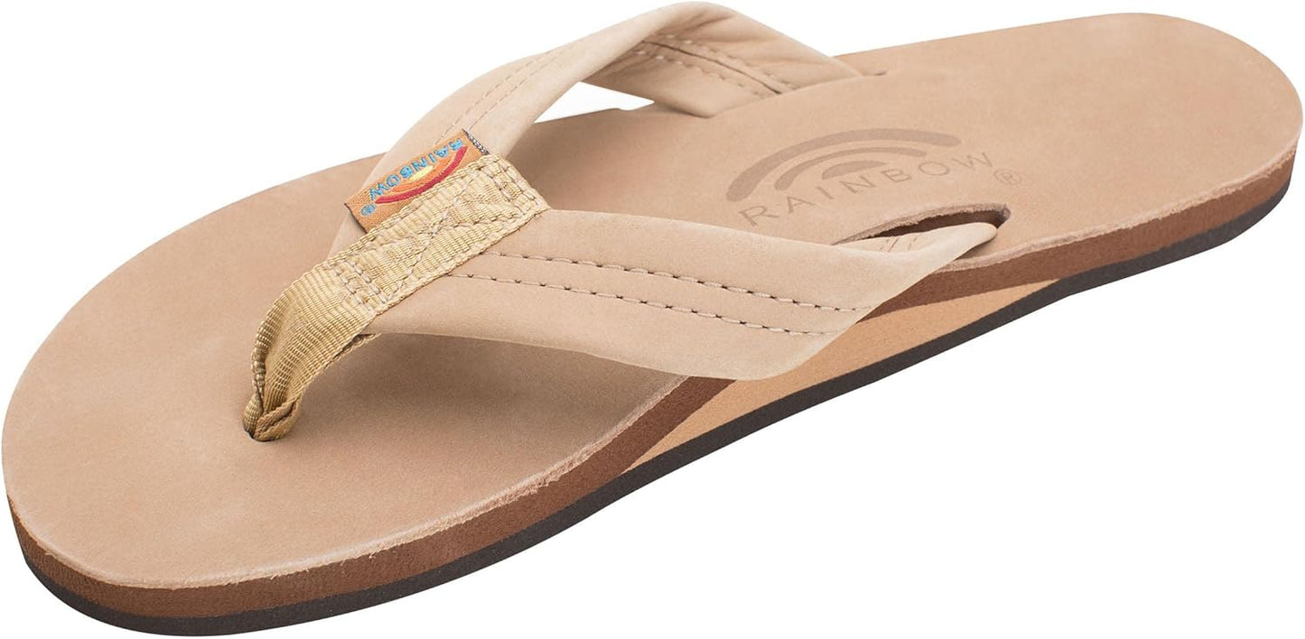 Rainbow Sandals Women's Single Layer Premier Leather Flip Flops