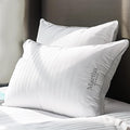 Martha Stewart Hotel Collection 500TC Damask Stripe Pillows Set of 2