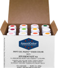 Food Coloring Soft Gel Paste Student Kit 12 Bottles - Vibrant Results