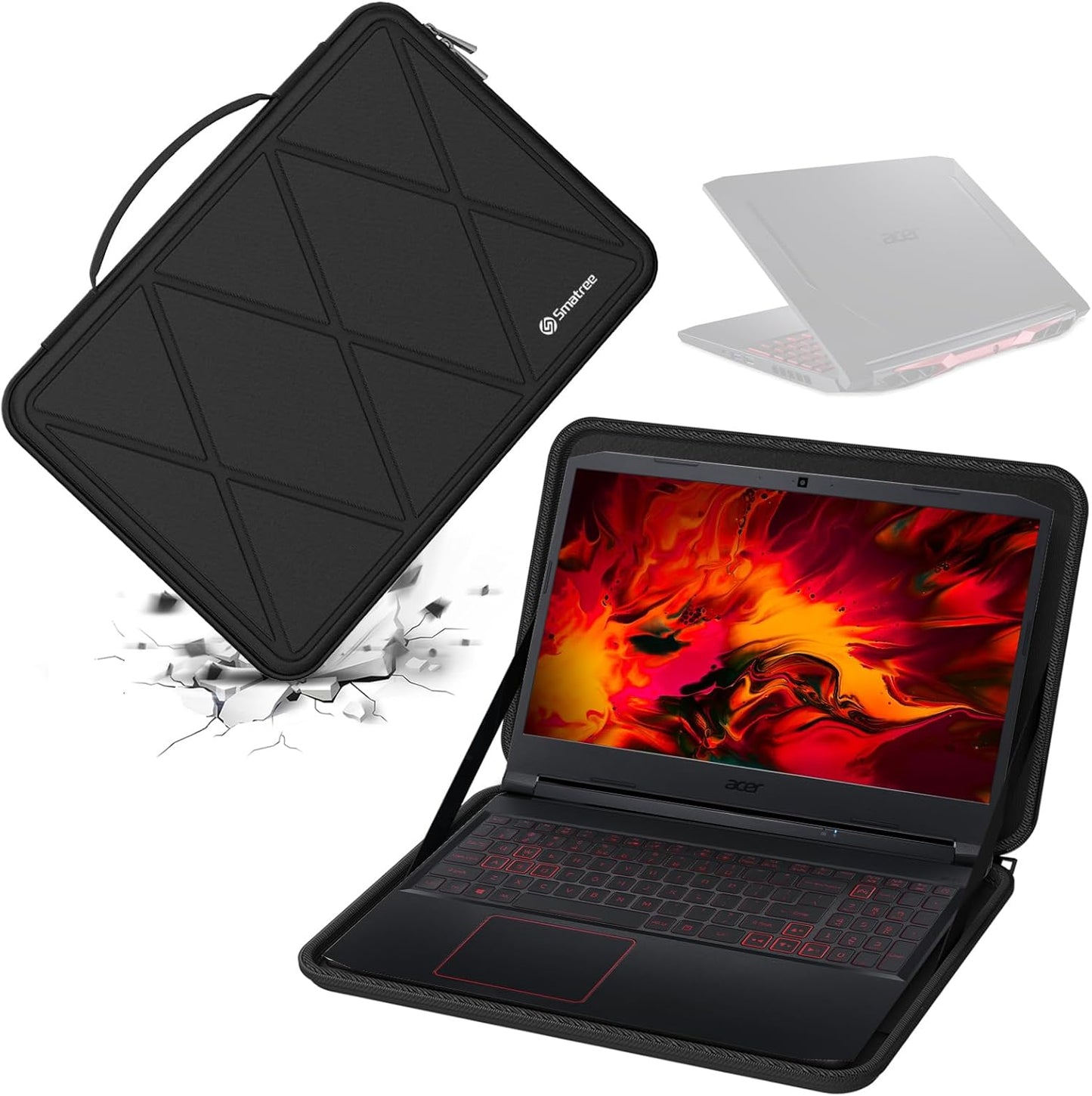 Smatree Hard EVA Protective Sleeve Case for 15.6 inch Laptops