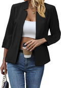 Mina Self 2025 Fall Women's Tweed Plaid Blazer Jacket - Elegant Work