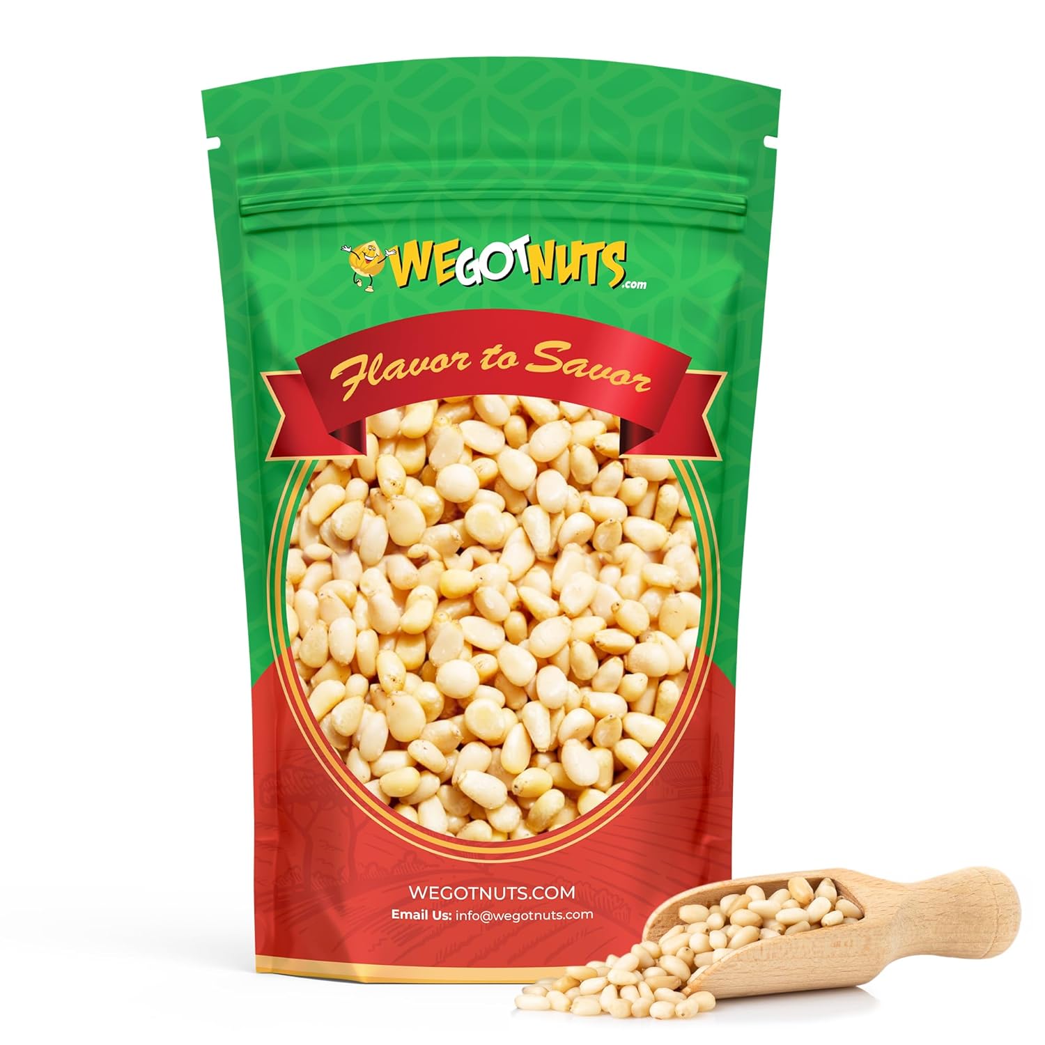 Raw Whole Natural Pine Nuts - Premium Quality 2 Lbs Snack