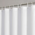Berry White Shower Curtain Set 72x72 - Embossed Hotel Spa Look