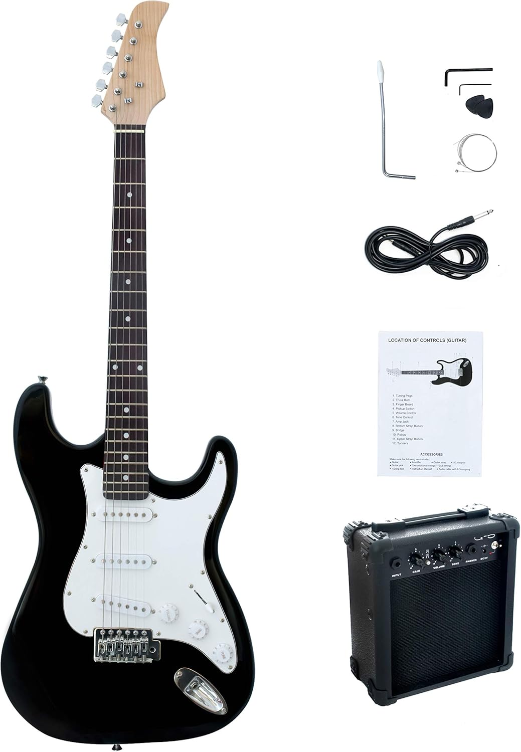 CB SKY Full-Size Electric Guitar Set - Amplify Your Music!