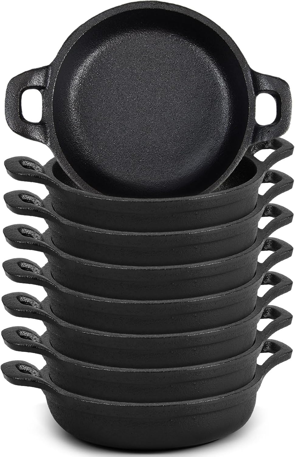 Mini Cast Iron Skillets Set of 8 for Versatile Cooking Needs